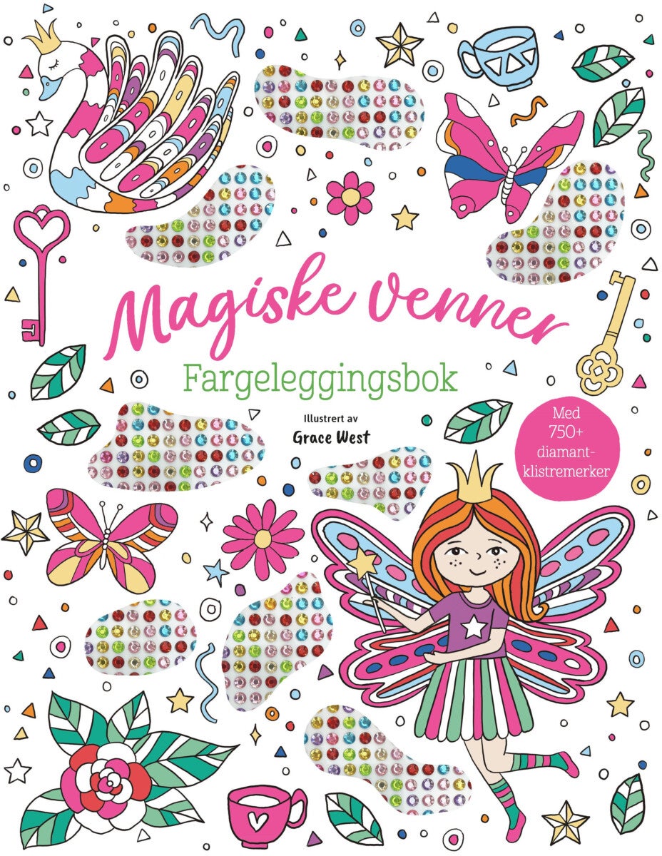 Magiske venner - fargeleggingsbok