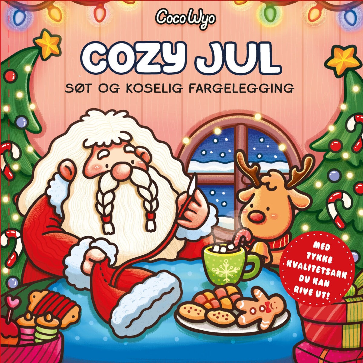 Cozy jul - søt og koselig fargelegging