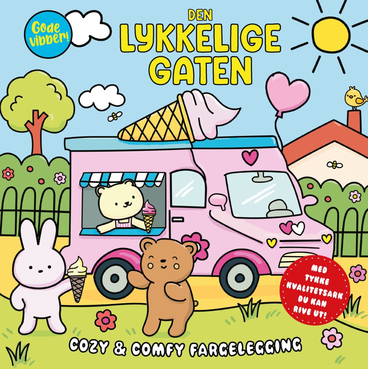 Den lykkelige gaten - cozy & comfy fargelegging