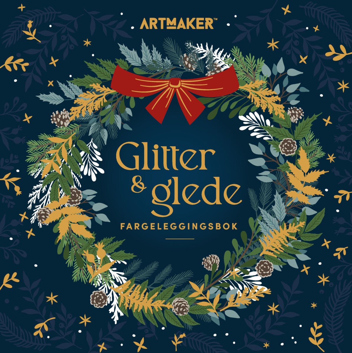 Glitter & glede - fargeleggingsbok