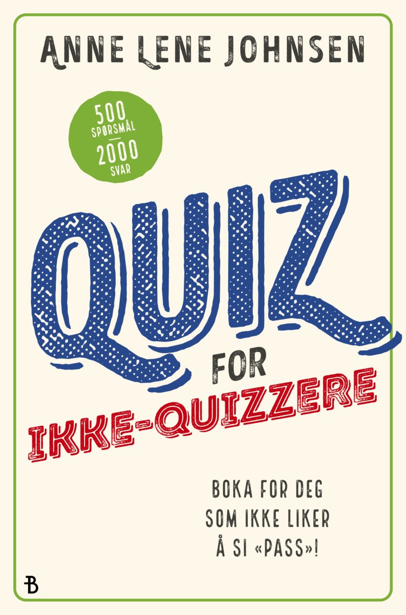 Bilde av Quiz For Ikke-quizzere Av Anne Lene Johnsen