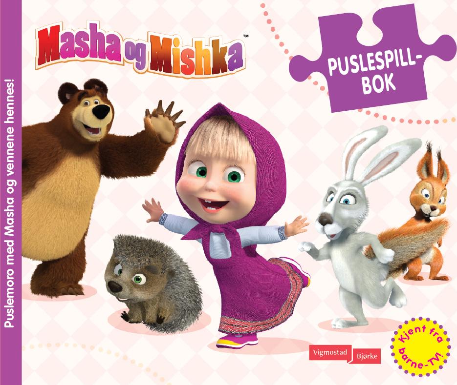 Puslemoro med Masha og vennene hennes! - puslespillbok