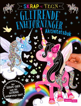 Skrap og tegn glitrende enhjørninger. Aktivitetsbok - aktivitetsbok