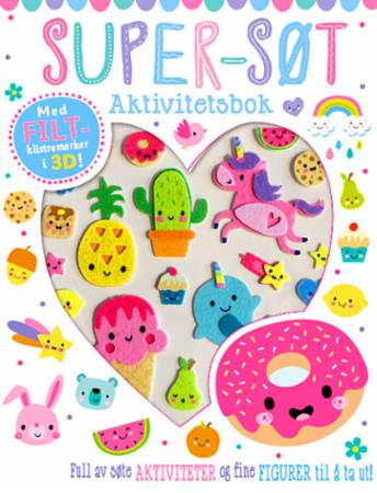 Super-søt aktivitetsbok. Full av søte aktiviteter og fine figurer til å ta ut!