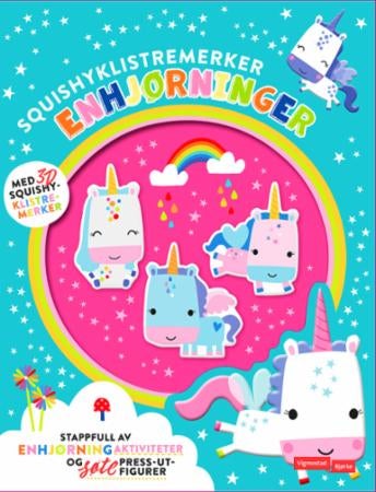 Enhjørninger med squishyklistremerker