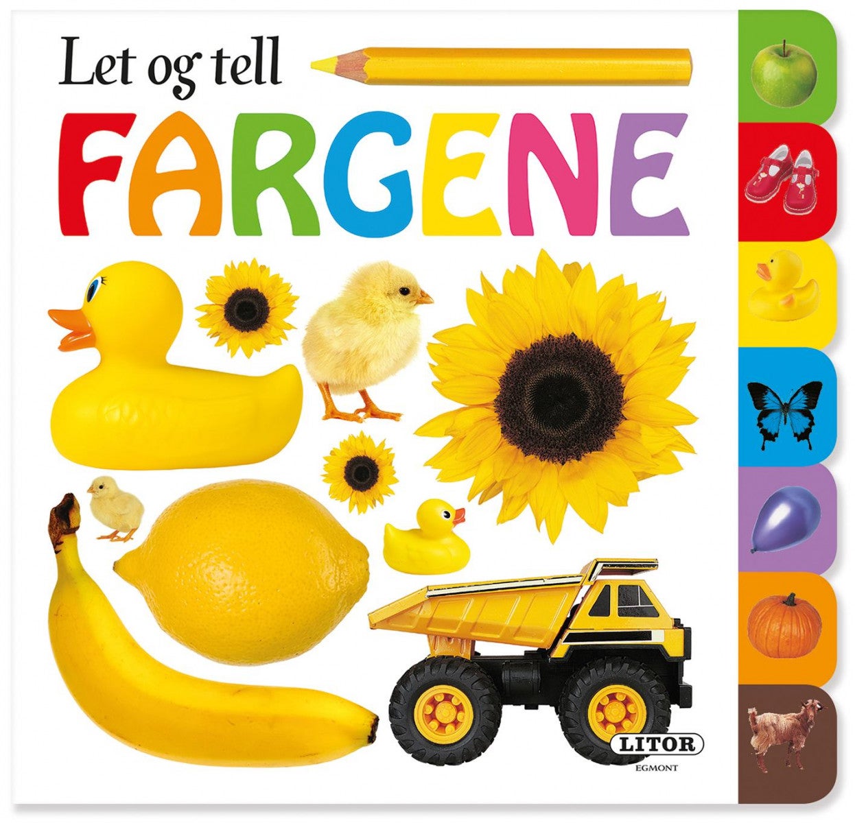 PEKEBOK LET OG TELL FARGENE MED REGISTER