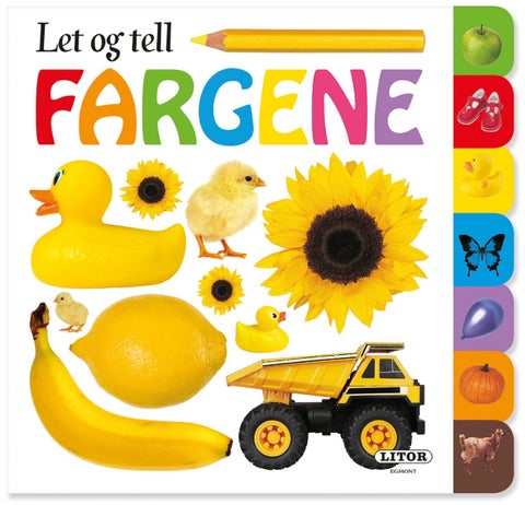 PEKEBOK LET OG TELL FARGENE MED REGISTER