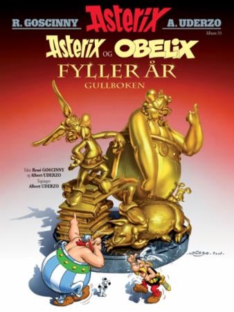 Asterix og Obelix fyller år - gullboken