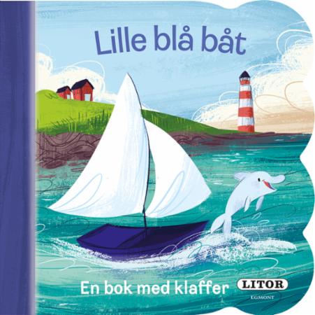 Lille blå båt - en bok med klaffer