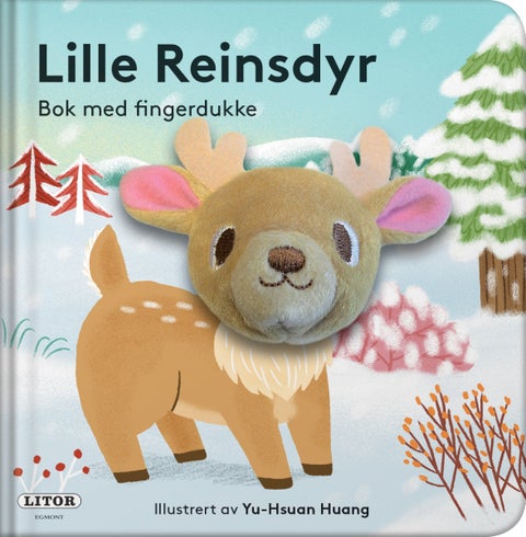 Lille reinsdyr - bok med fingerdukke