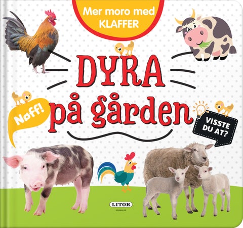 Dyra på gården - mer moro med klaffer