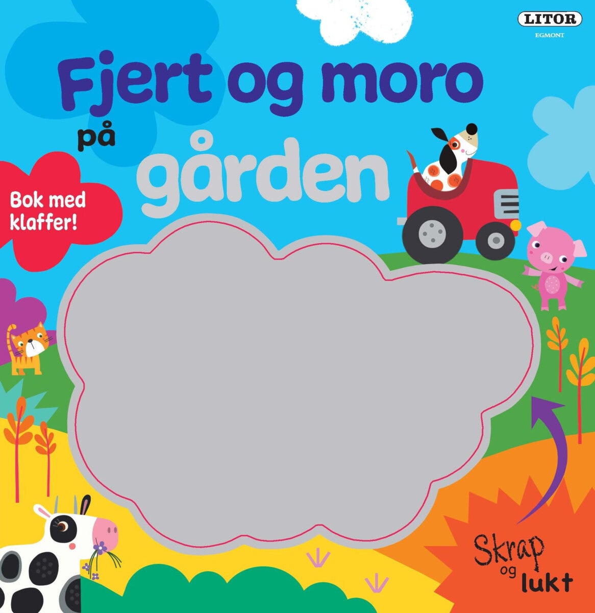 Fjert og moro på gården - skrap og lukt