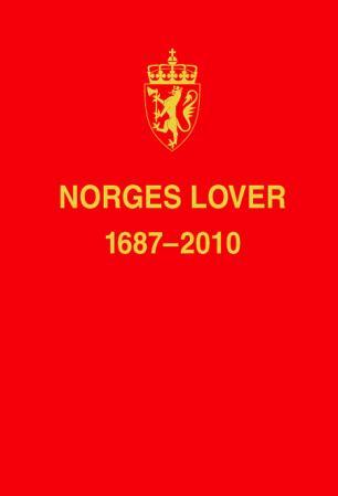 Norges lover 1687-2010