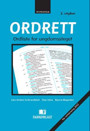 Ordrett - ordliste for ungdomssteget