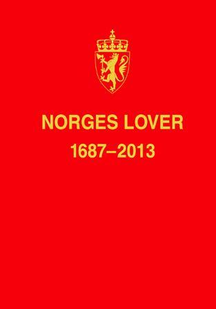 Norges Lover 1687-2013 - studentutgave