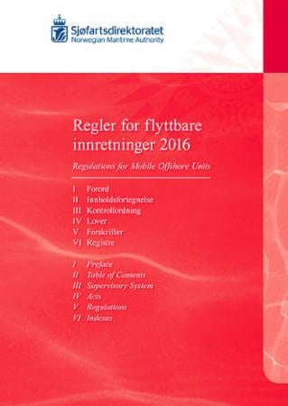Regler for flyttbare innretningar 2016 = Regulations for mobile offshore units 2016