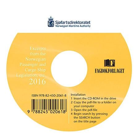 Excerpts from the Norwegian passenger and cargo ship legislation etc. 2016