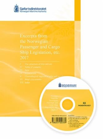 Excerpts from the Norwegian passenger and cargo ship legislation etc. 2017