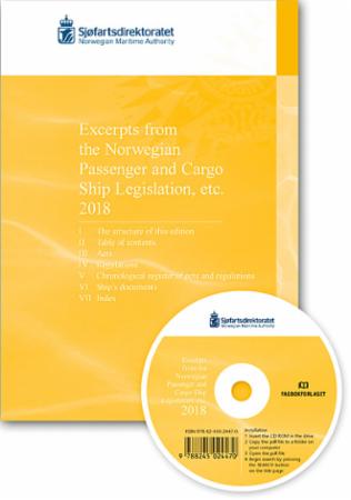 Excerpts from the Norwegian passenger and cargo ship legislation, etc. 2018