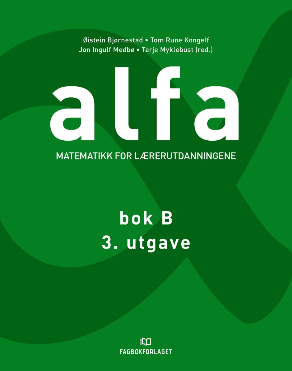 Alfa B - matematikk for grunnskolelærerutdanningene