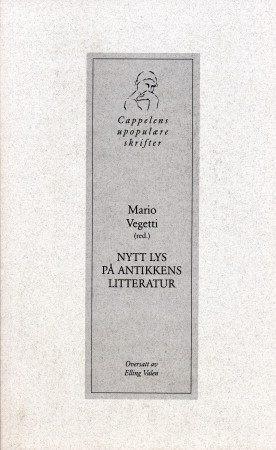 Bilde av Nytt Lys På Antikkens Litteratur