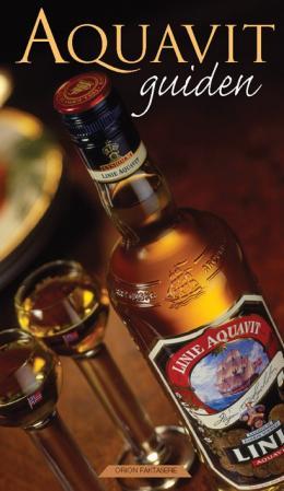 Aquavitguiden - karakteristikk, historikk, akevitt og mat, notatplass
