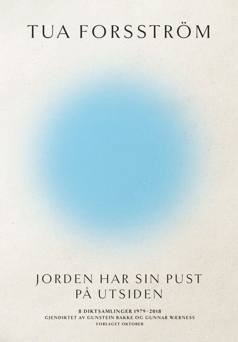 Jorden har sin pust på utsiden - 8 diktsamlinger 1979¿2018