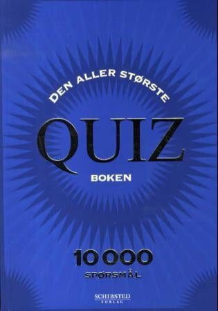 Den aller største quizboken - 10 000 spørsmål