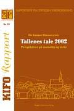 Tallenes tale 2002 - perspektiver på statistikk og kirke