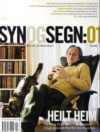 Syn og segn. Hefte 1-2010 - tidsskrift for kultur, samfunn og politikk
