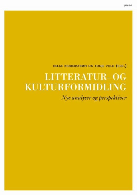 Litteratur- og kulturformidling - nye analyser og perspektiver