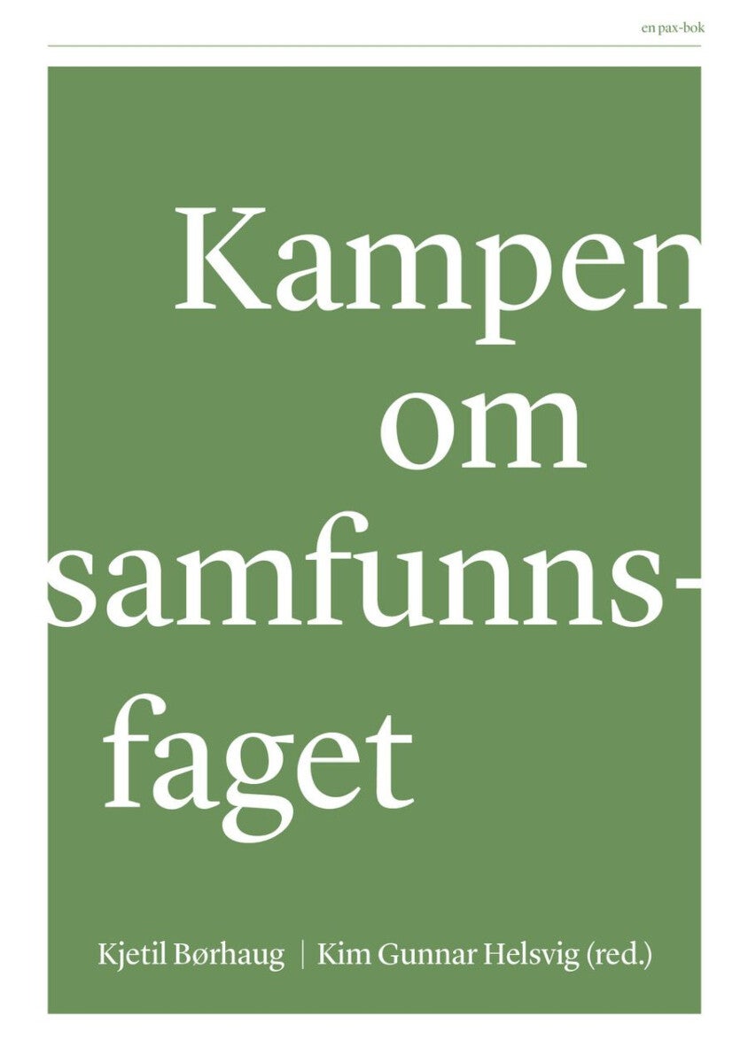 Kampen om samfunnsfaget