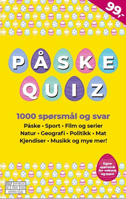 Påskequiz - 1000spørsmål og svar