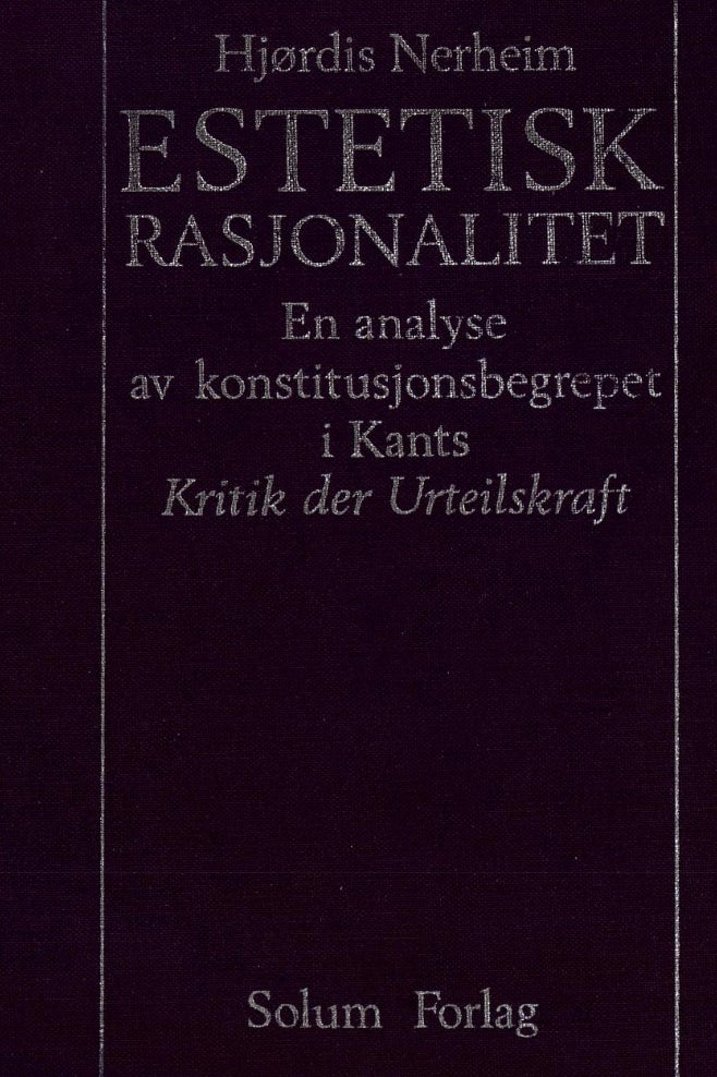 Bilde av Estetisk Rasjonalitet Av Hjørdis Nerheim