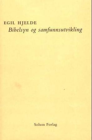 Bibelsyn og samfunnsutvikling