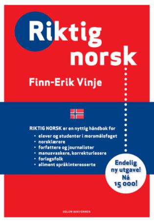 Riktig norsk av Finn-Erik Vinje