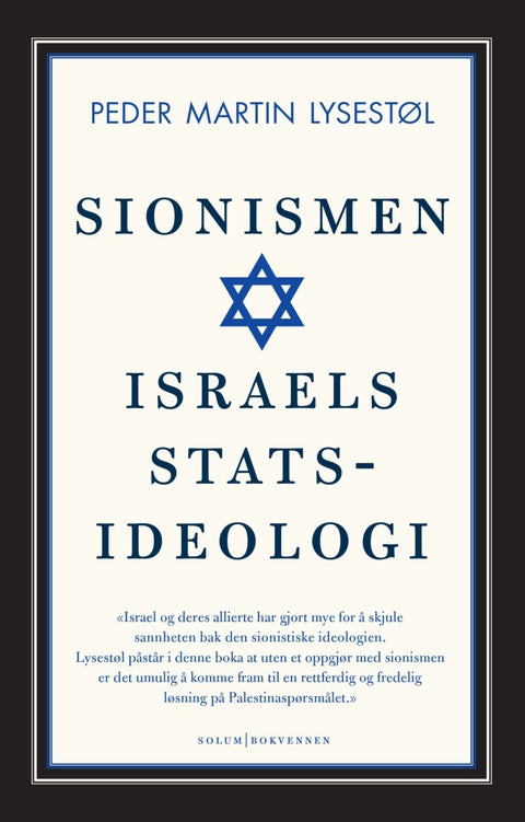 Sionismen - Israels statsideologi