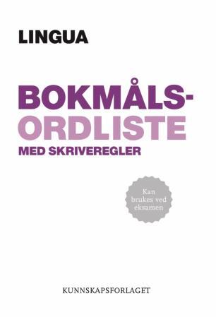 Lingua - bokmålsordliste med skriveregler