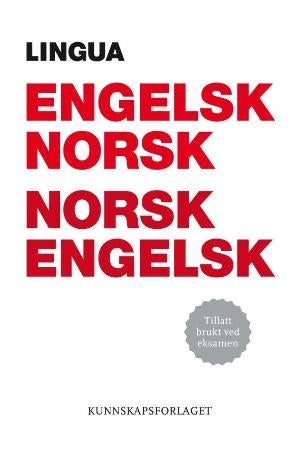 Lingua - engelsk-norsk, norsk-engelsk skoleordbok