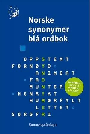 Bilde av Norske Synonymer Blå Ordbok Av Dag Gundersen