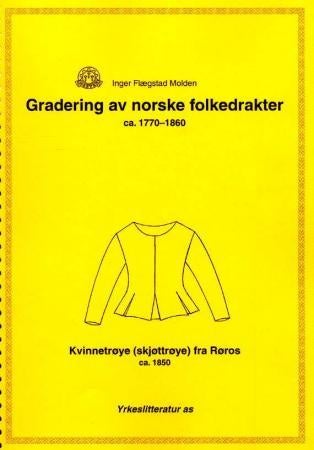 Gradering av norske folkedrakter ca. 1770-1860 - kvinnetrøye (skjøttrøye) fra Røros ca. 1850