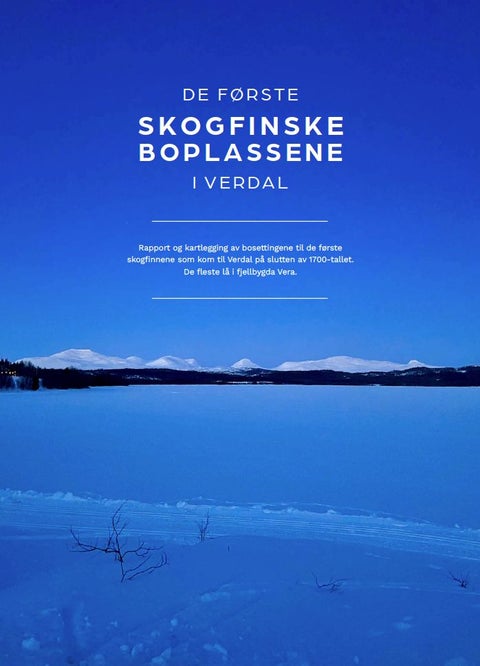 De første skogfinske boplassene i Verdal - rapport og kartlegging av bosettingene til de første skogfinnene som kom til Verdal på slutten