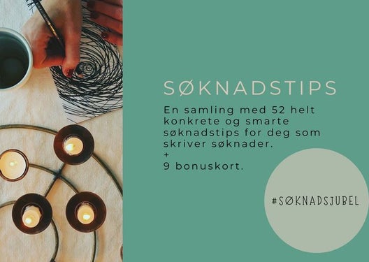 Søknadstips på boks - en samling med 52 helt konkrete og smarte søknadstips
