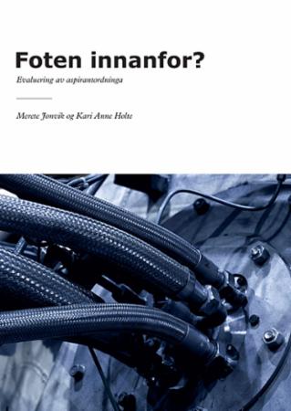 Foten innanfor? - evaluering av aspirantordninga