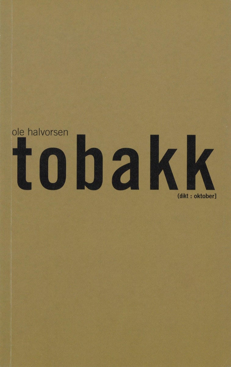 Tobakk - dikt
