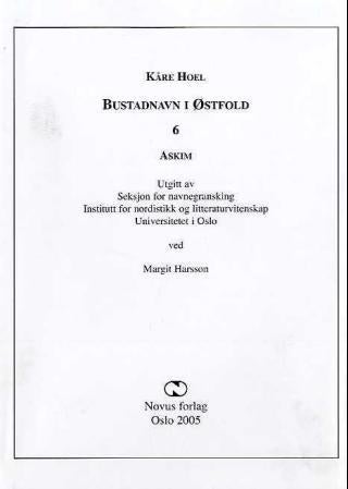 Bustadnavn i Østfold - 6 : Askim