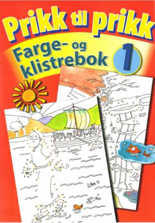 Prikk til prikk - farge- og klistrebok 1