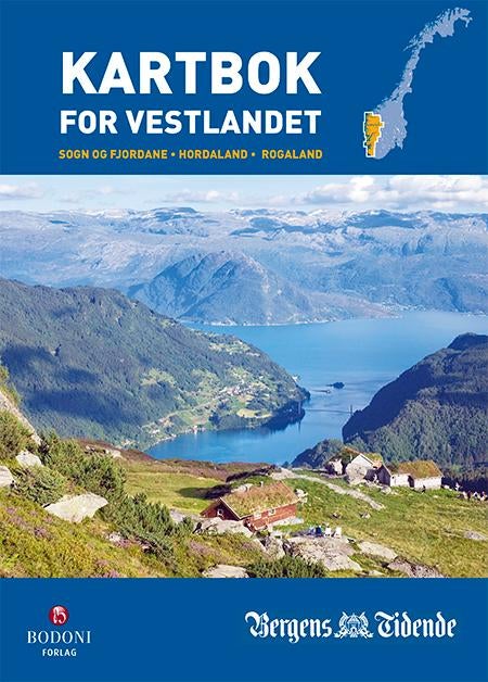 Kartbok for Vestlandet - Sogn og Fjordane, Hordaland, Rogaland