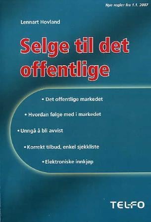 Selge til det offentlige - nye regler fra 1.1.2007