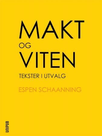 Makt og viten - tekster i utvalg